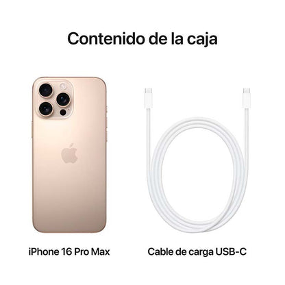 iPhone 16 Pro Max 5G 256GB Titanio Desierto